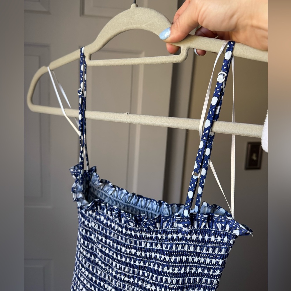 Hill House Seraphina Blue Basketweave Size Small - Picture 9 of 9